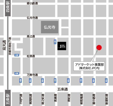 京都本社map