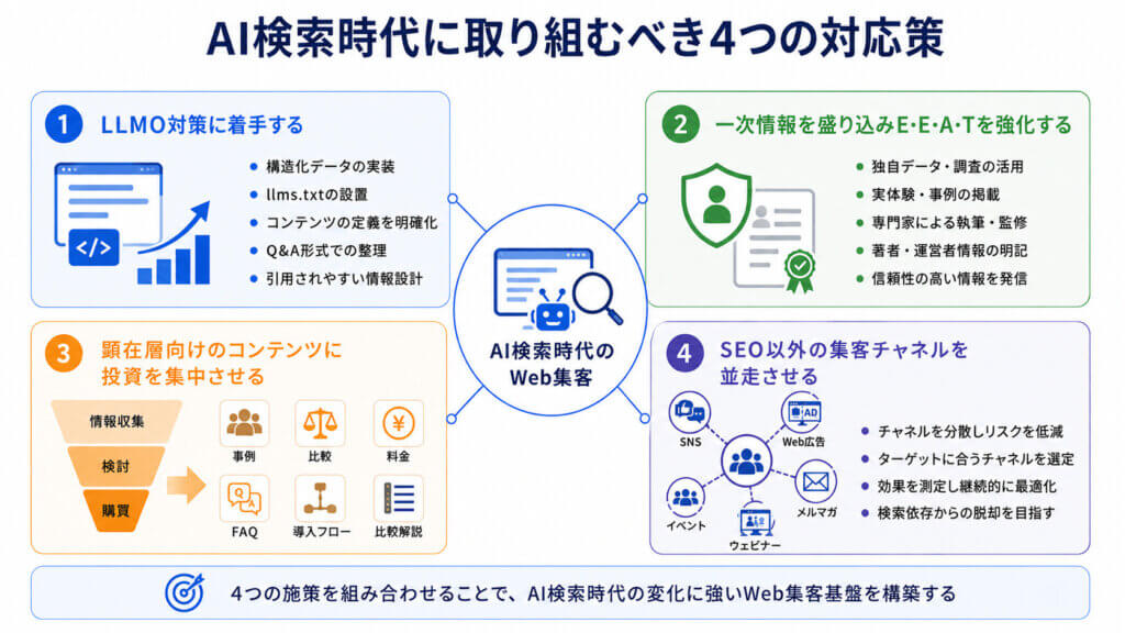 企業が今取り組むべきAI検索への対応策