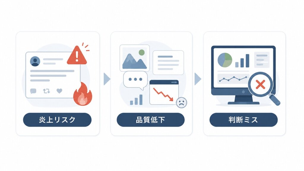 AIだけでSNS運用するリスク